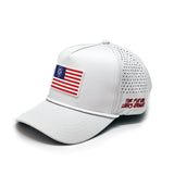 VT Flag Patch White Future Looks Bright Performance Snapback Hat