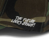 VT Shield Logo Future Looks Bright Camo Flex fit hat