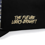VT Shield Logo Future Looks Bright Navy & Grey Digital Camo Snapback Hat