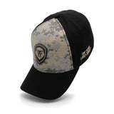 VT Shield Logo Future Looks Bright Grey Digital Camo Snapback Hat