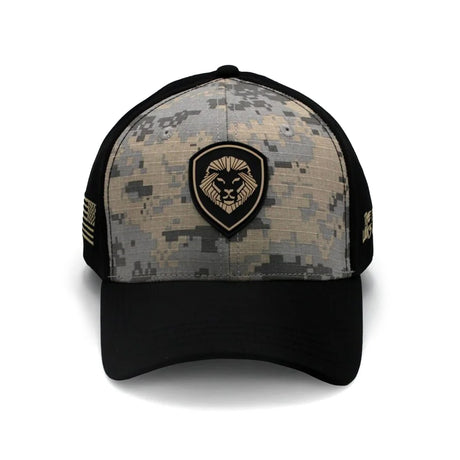 VT Shield Logo Future Looks Bright Grey Digital Camo Snapback Hat