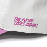 Women's VT Shield Logo Future Looks Bright Pink & White Snapback Hat