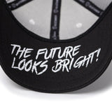 The Future Looks Bright Trucker Hat - Black & White