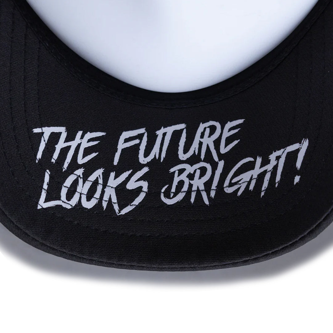 VT Shield Logo Future Looks Bright Black & White Snapback Hat