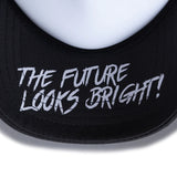 VT Shield Logo Future Looks Bright Black & White Snapback Hat