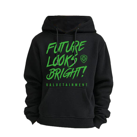 Kid's Future Looks Bright Green Lion Premium Pullover Hoodie