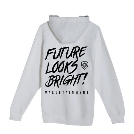 Future Looks Bright Pullover Hoodie - White