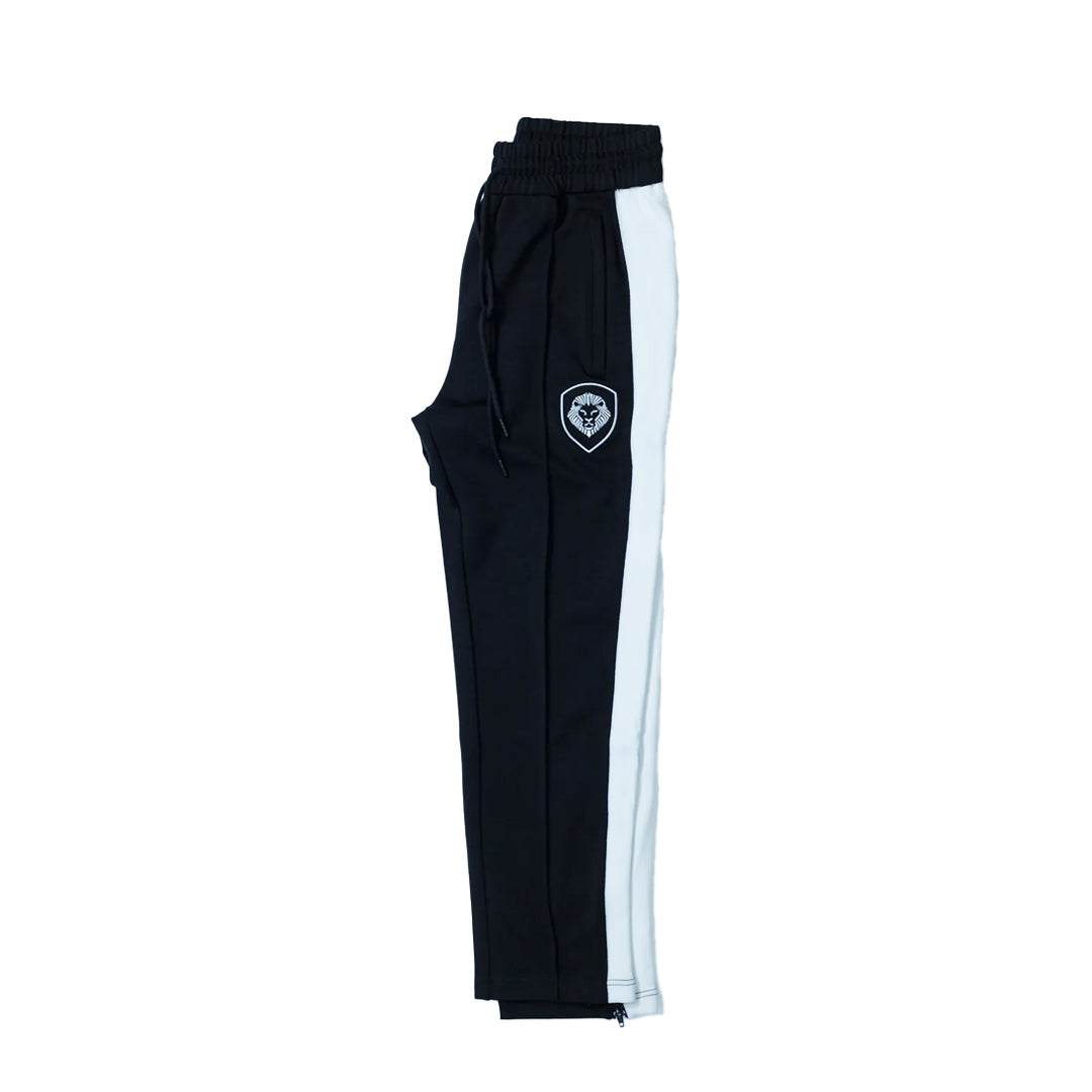 Black/White Track Suit Pant