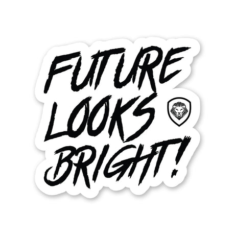 Future Looks Bright White Magnet 3"x3"