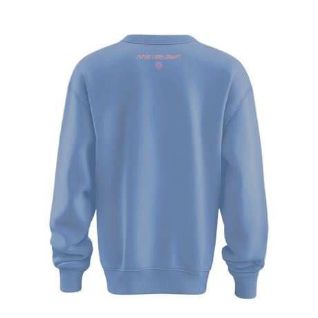 Women's Future Looks Bright Periwinkle Tough as a VT Mother Sweatshirt