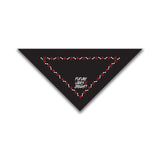 Future Looks Bright Black Dog and Cat Bandanas