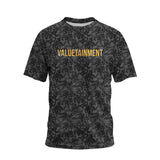 Lion Shield Charcoal Grey Performance Short Sleeve T-Shirt