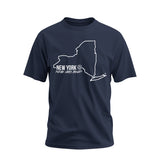 Future Looks Bright New York State Short Sleeve T-Shirt