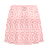 Women's Future Looks Bright Blush Lion Pattern Print Performance Skort