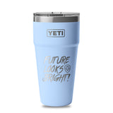Future Looks Bright Valuetainment Sky Blue YETI Rambler 30 oz