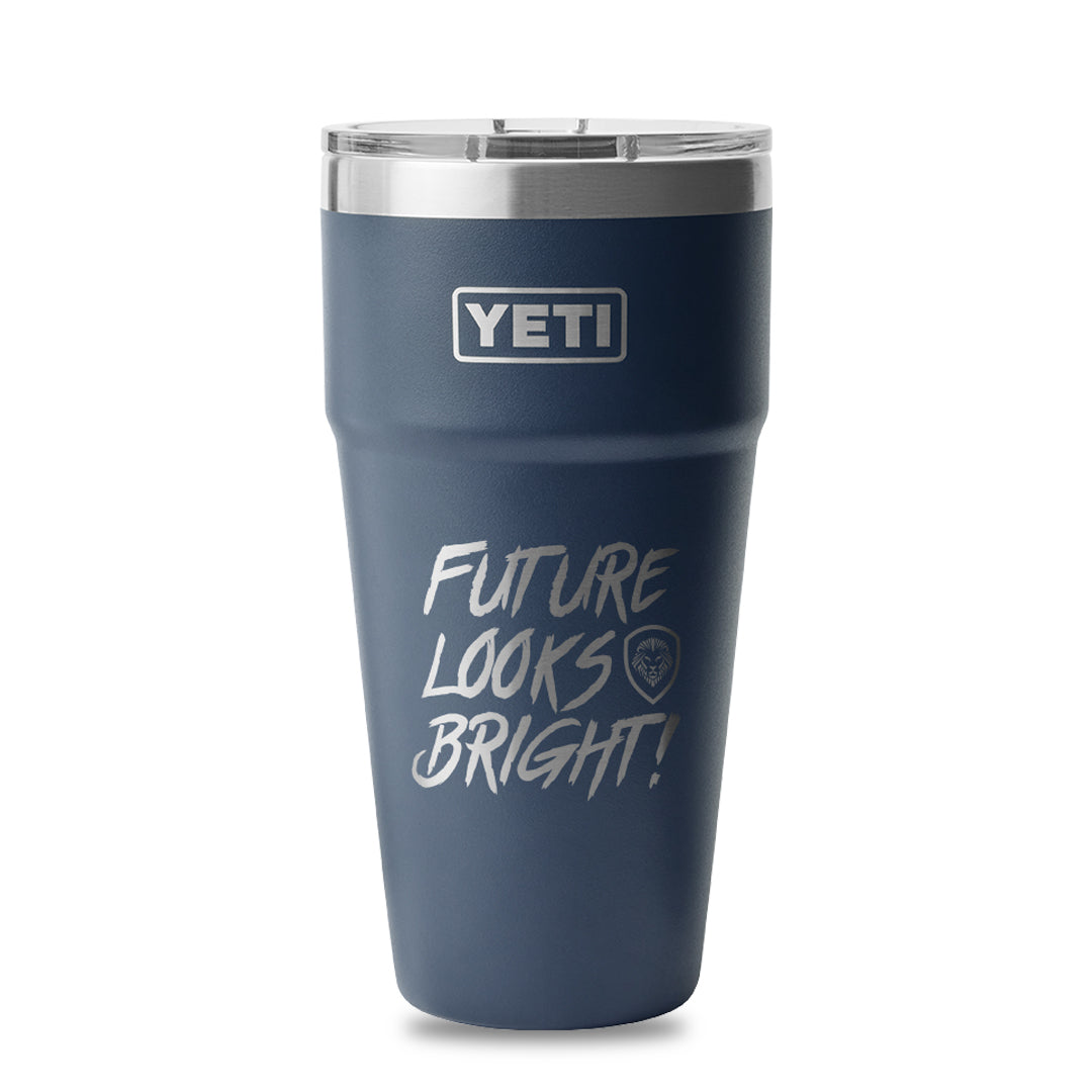 Future Looks Bright Valuetainment Navy YETI Rambler 30 oz