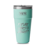Future Looks Bright Valuetainment Seafoam YETI Rambler 30 oz