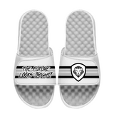 Future Looks Bright Tri Color Stripes Comfort Slides