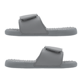 Valuetainment Patriotic USA Flag Gray Camo Comfort Slides