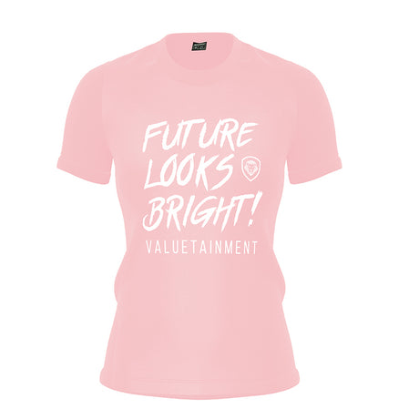 Women's Future Looks Bright Premium Pink Short Sleeve T-Shirt