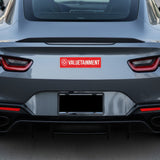 Valuetainment Red Lion Bumper Sticker 12"x3"