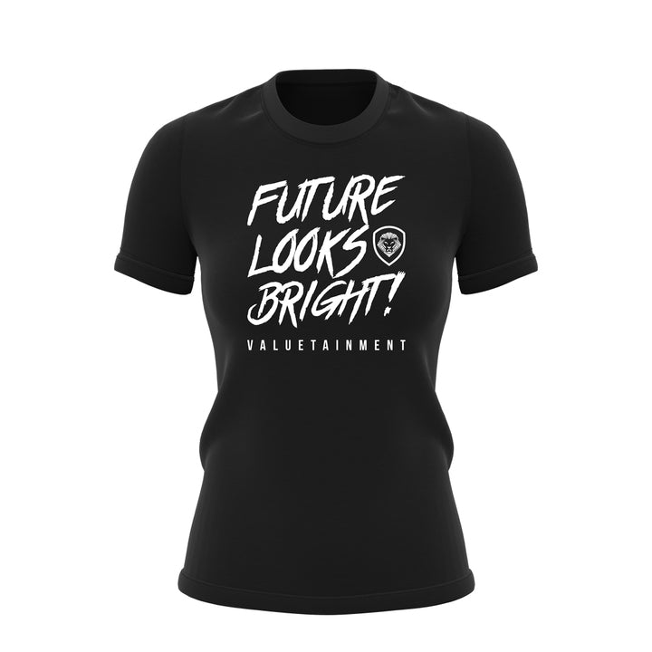Women's Future Looks Bright Premium Black Short Sleeve T-Shirt